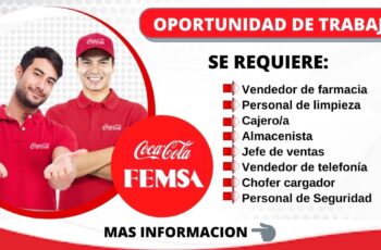 Nueva Oportunidad de Trabajo en Coca Cola Femsa