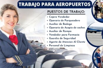 Aeropuertos requiere trabajadores
