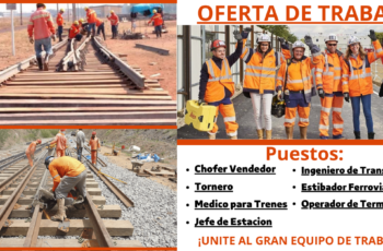 Buscamos colaboradores para ferrocarriles
